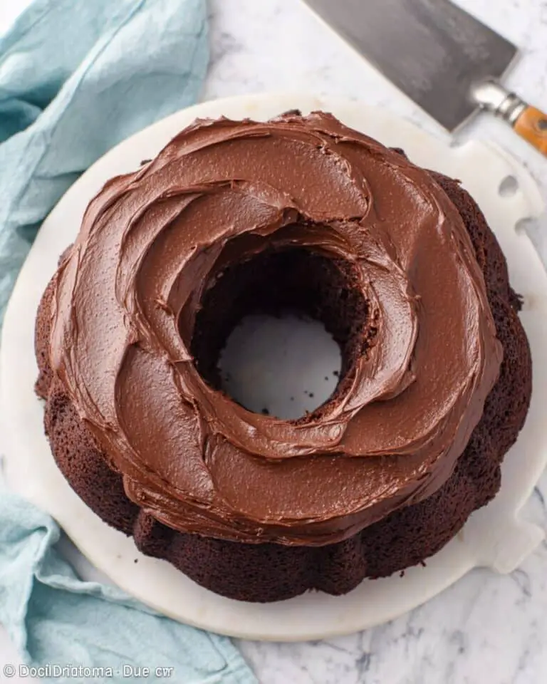 Chocolate Pound Cake with Rich Cocoa Frosting Recipe