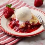 Crockpot Strawberry Dump Cake Recipe