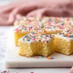 Vanilla Tray Bake Recipe