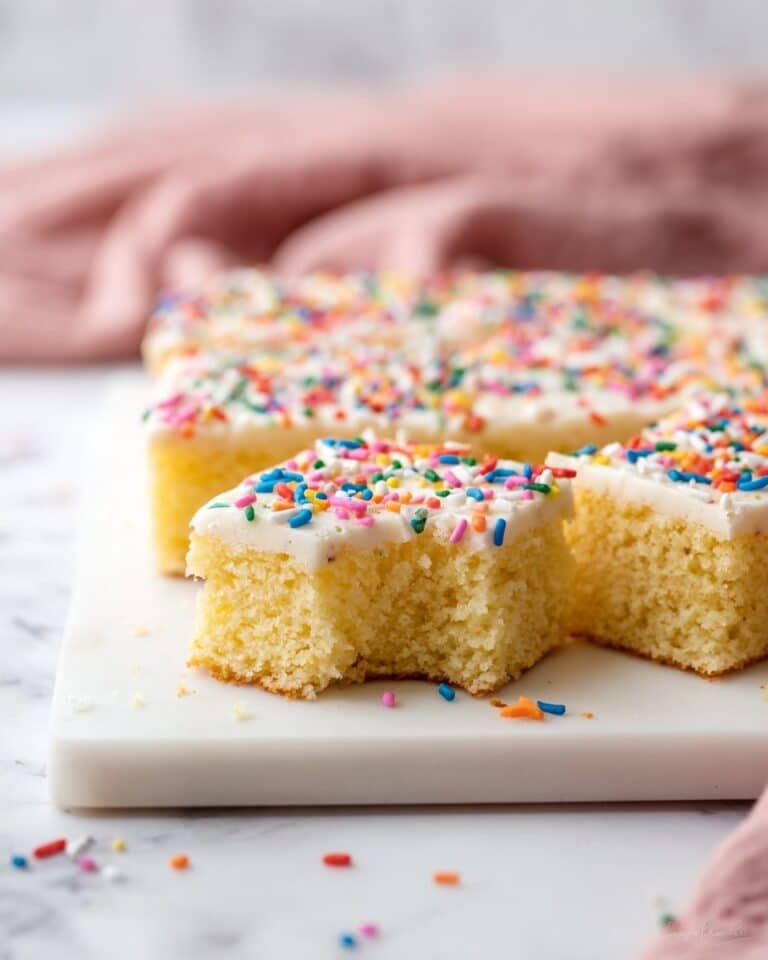 Vanilla Tray Bake Recipe