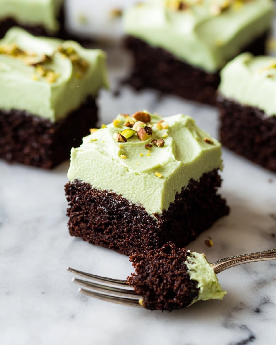 Pistachio Chocolate Snack Cake Recipe