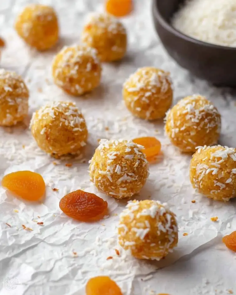 Coconut Apricot Balls Recipe