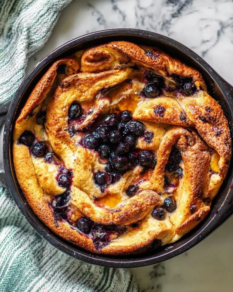 Blueberry Lemon Dutch Baby Recipe