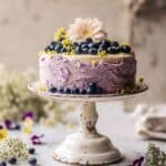 Bursting Blueberry Lemon Layer Cake Recipe