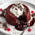Red Velvet Molten Chocolate Lava Cakes with Chocolate Ganache Center Recipe