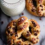 Warm Chocolate Chip Cookie Stuffed Soft Pretzels Recipe