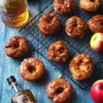 Apple Fritter Donuts with Maple Glaze Recipe