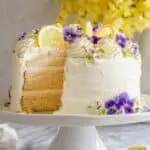 Lemon Layer Cake with Cream Cheese Frosting Recipe