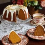 Pumpkin Bundt Cake with Cream Cheese Icing Recipe