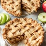 Homemade Apple Pie with Cornmeal Crust Recipe