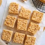 Salted Caramel Rice Krispie Treats Recipe