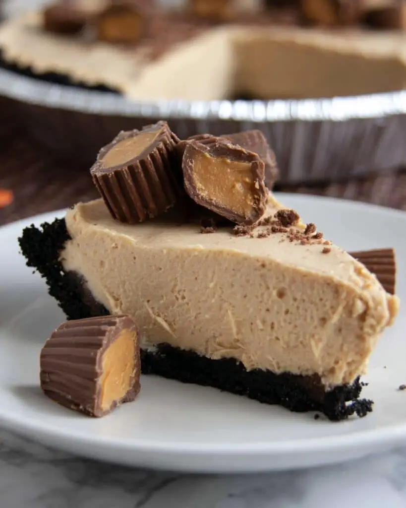 No-Bake Reese’s Peanut Butter Cup Pie Recipe