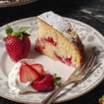 Strawberry Lemon Cake with Honey Whipped Cream Recipe