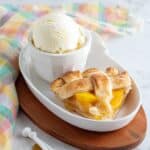 Easy Peach Cobbler with Premade Pie Crust Recipe