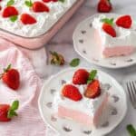 Creamy No-Bake Strawberry Angel Food Cake Recipe