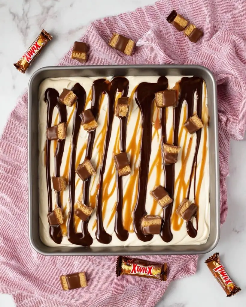 Twix Ice Cream Cake Recipe (Easy) Recipe