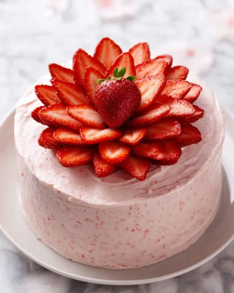 Strawberry Lemonade Cake Recipe