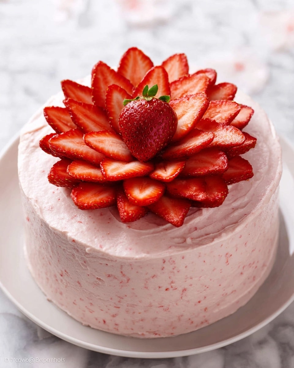 Strawberry Lemonade Cake Recipe
