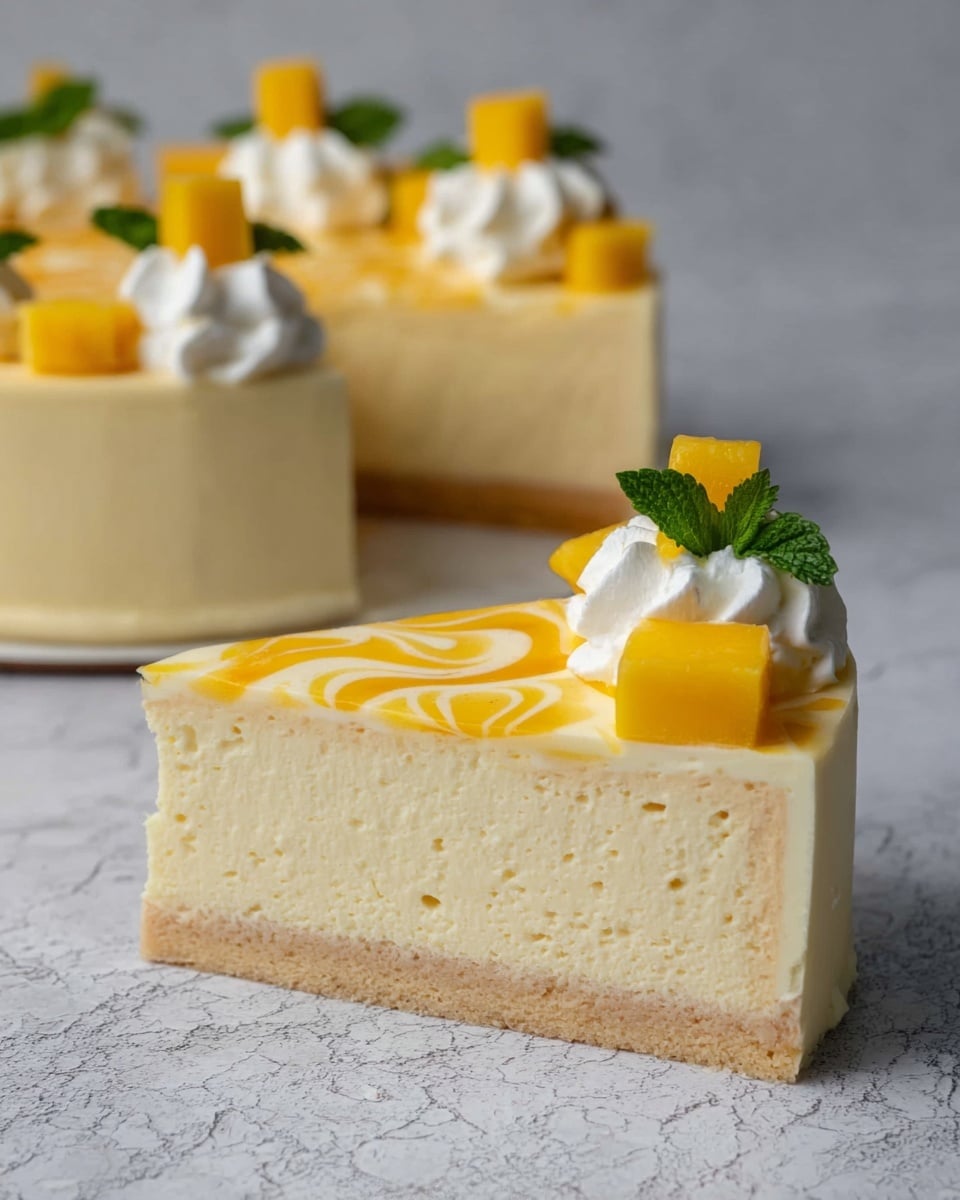 Mango Mousse Cake Recipe