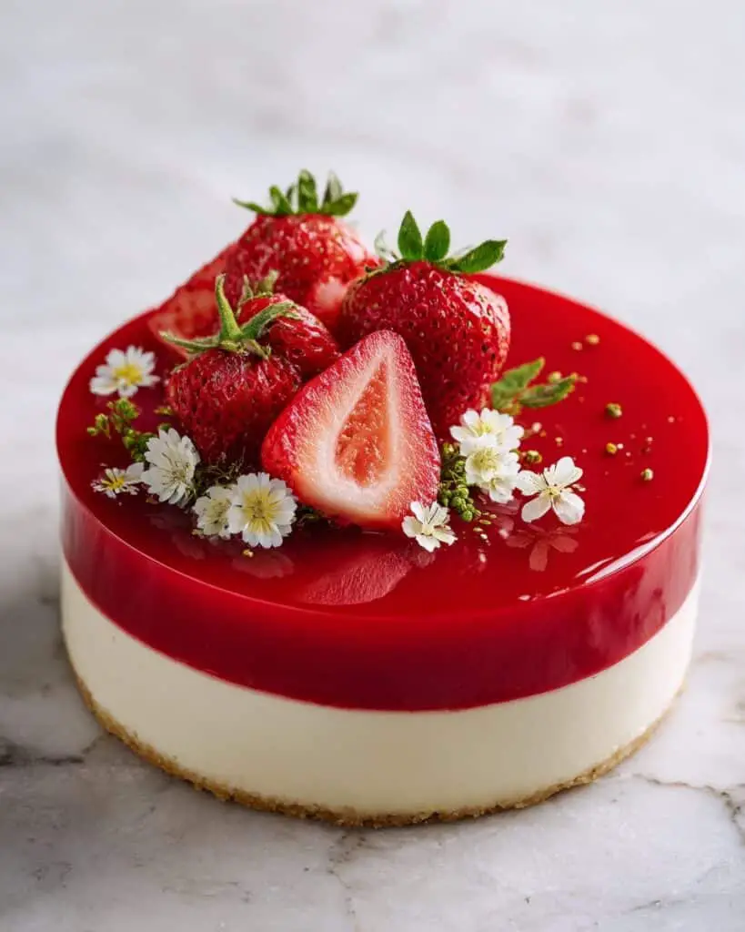 Fraisier Cake (French Strawberry Layer Cake) Recipe