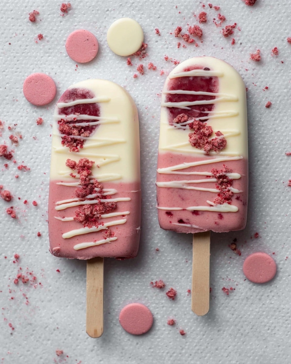 Raspberry Ruby Ice Cream Bar Recipe