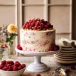 Coconut Carrot Cake with Jammy Swirled Buttercream Recipe