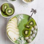 Kiwi Pear Smoothie Bowl Recipe