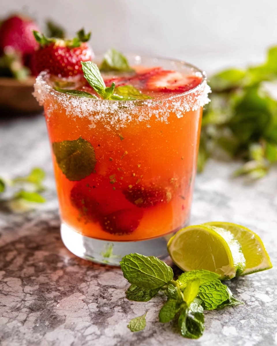 Strawberry Ginger Mojito Recipe
