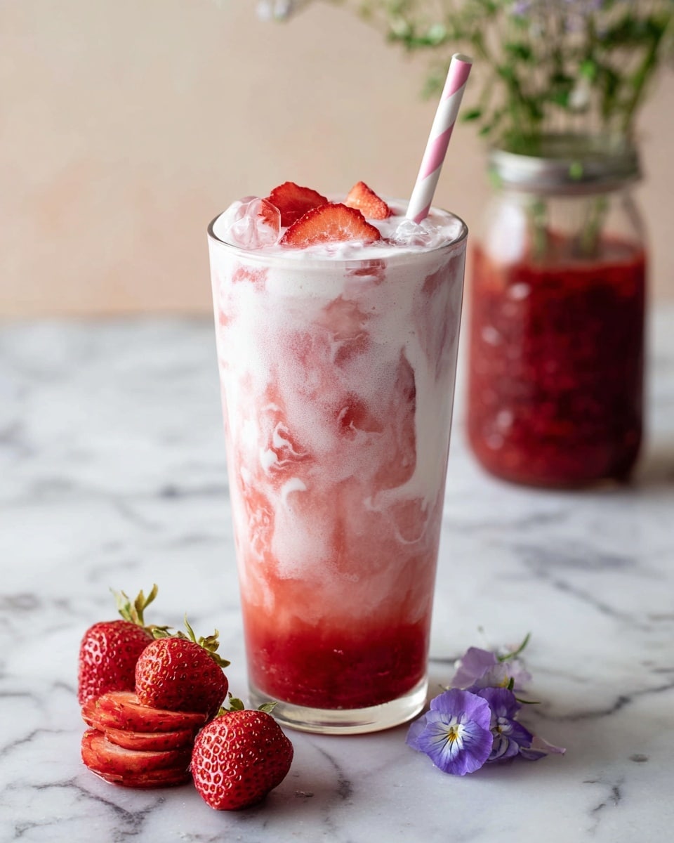 Strawberry Pink Drink Recipe