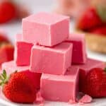 Simple Two-Ingredient Strawberry Fudge Recipe