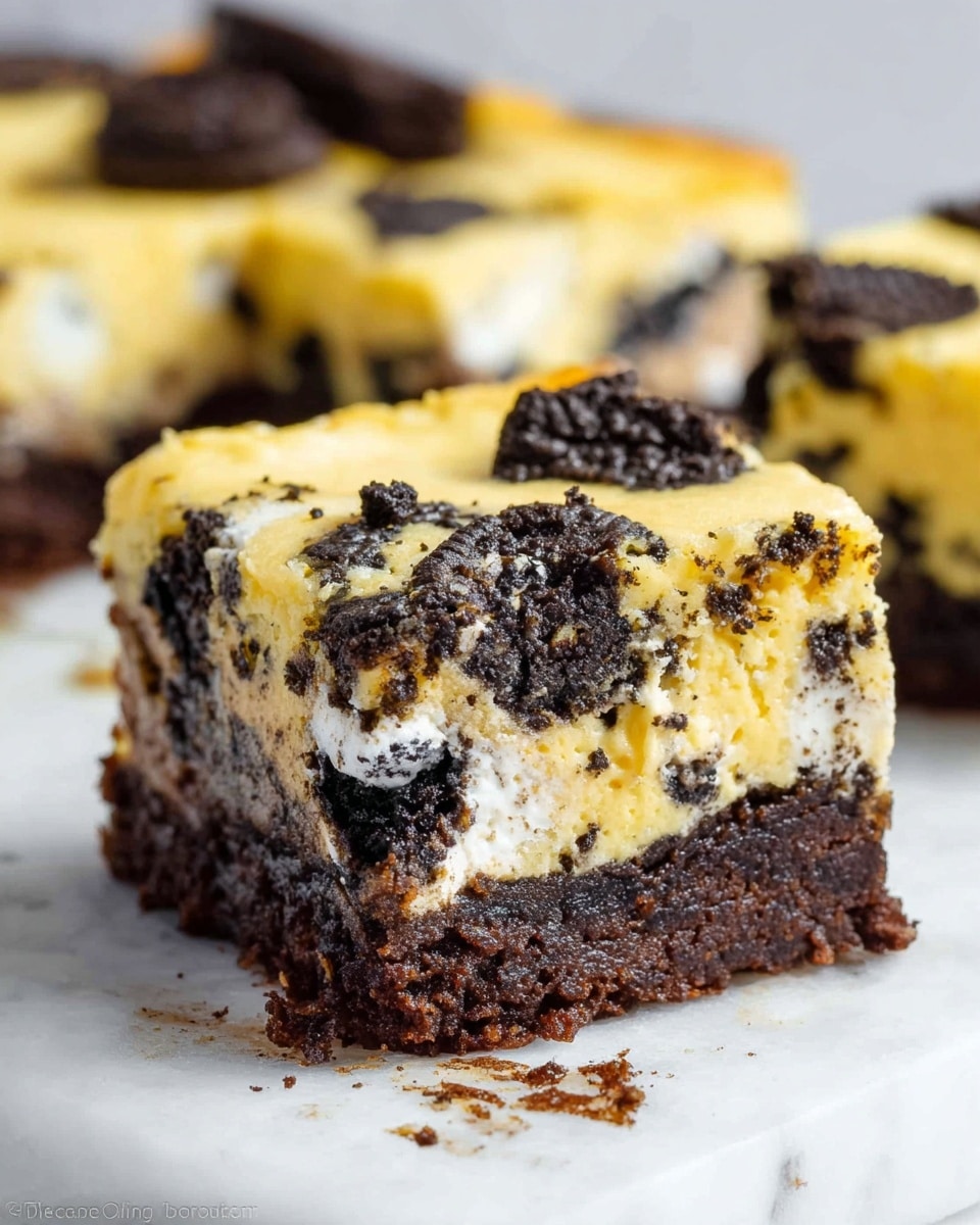 Oreo Cheesecake Brownies Recipe