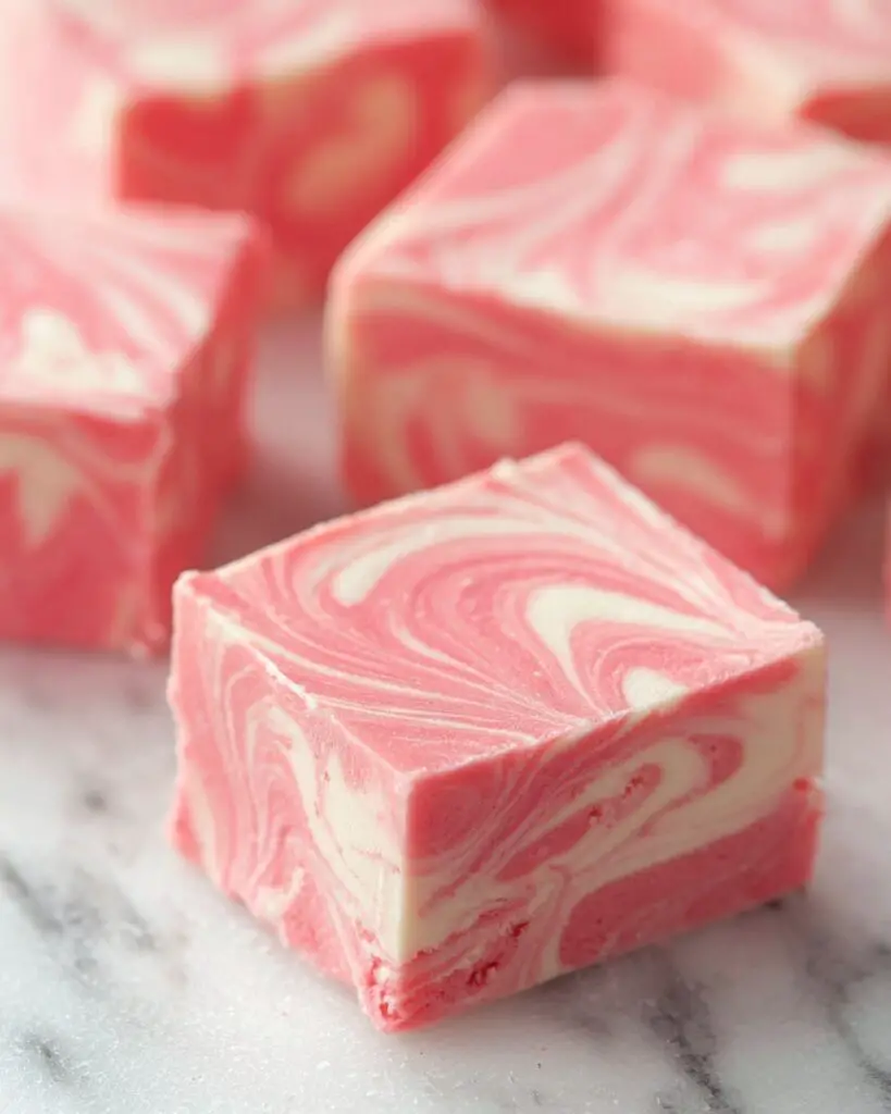 Strawberry Fudge with Marshmallow Fluff Recipe