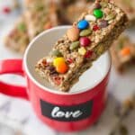 No Bake Crispy Rice Bars with Raisins and Nuts Recipe