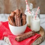 Chocolate Raisin Bread Churros with Cinnamon Sugar Recipe