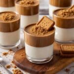 Biscoff Panna Cotta with Caramel Layer Recipe