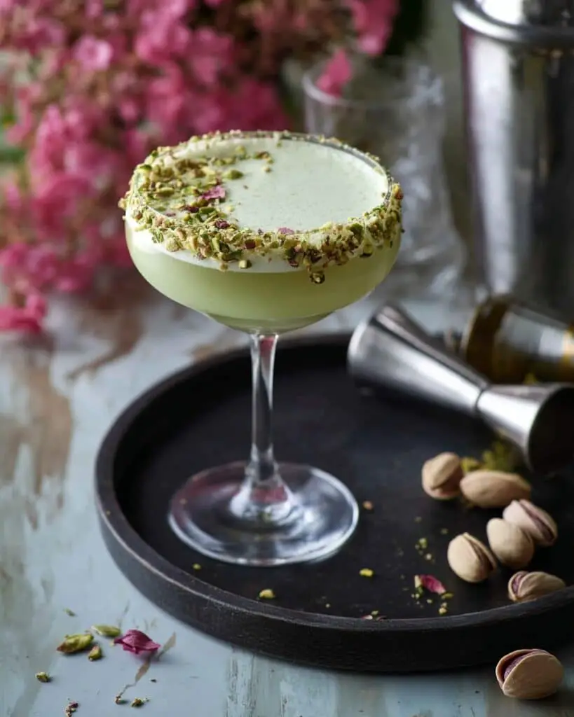 White Chocolate Pistachio Martini Recipe