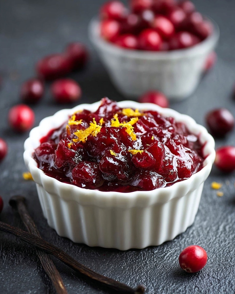 Vanilla Cranberry Compote Recipe