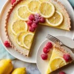 Lemon Tart with Almond and Orange Zest Crust Recipe