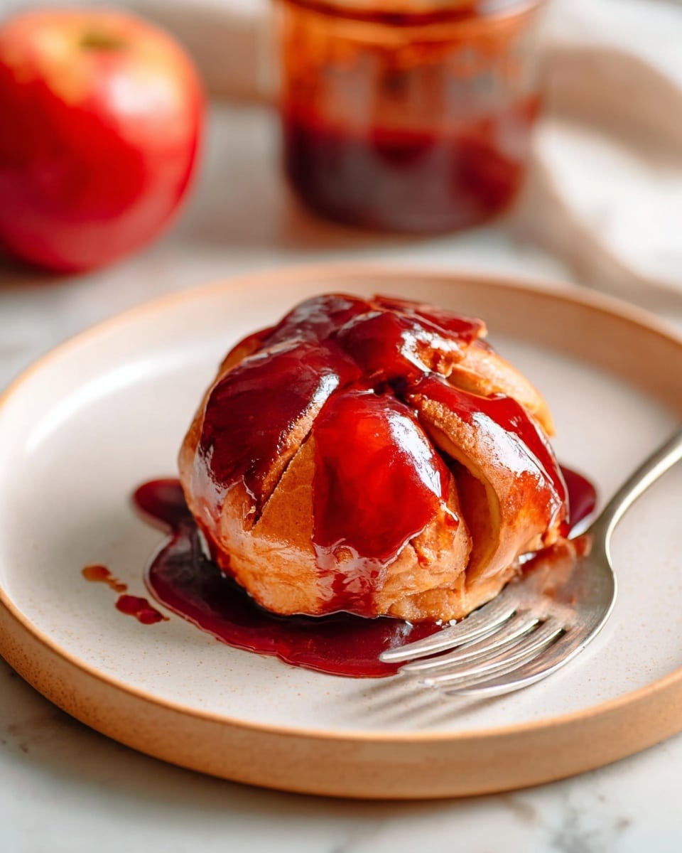 Apple Dumplings with Rich Caramel Sauce Recipe