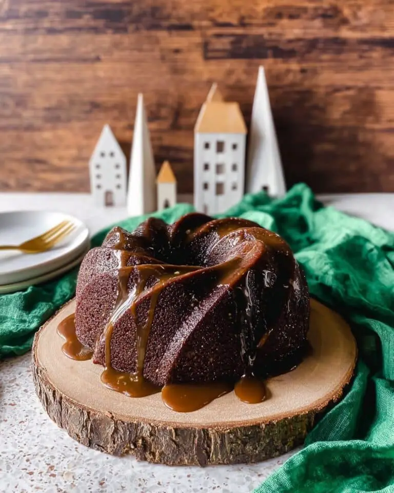 Chocolate Mayonnaise Cake with Salted Caramel Recipe