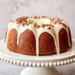 Hummingbird Cake with Cream Cheese Glaze in a Bundt Pan Recipe