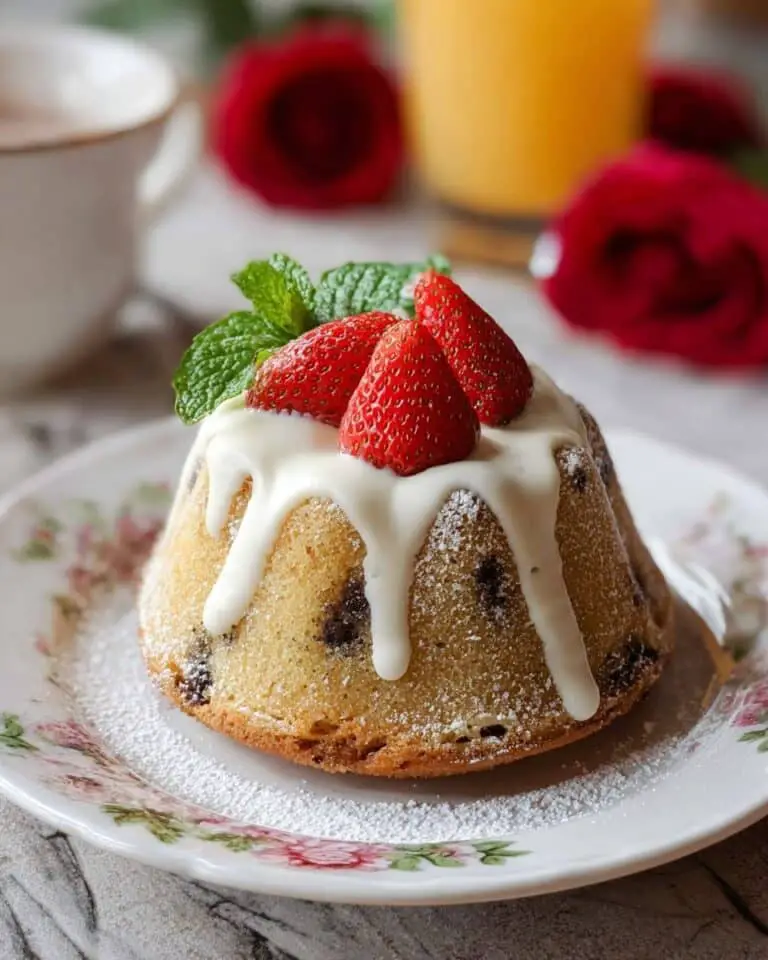 Fresh Berry Mini Bundt Cakes Recipe