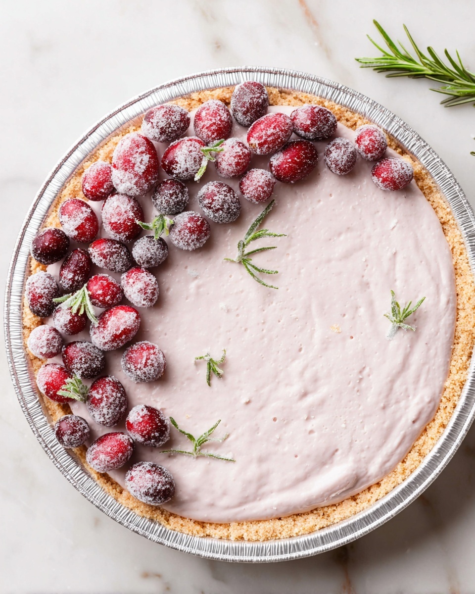No-Bake Cranberry Pie Recipe