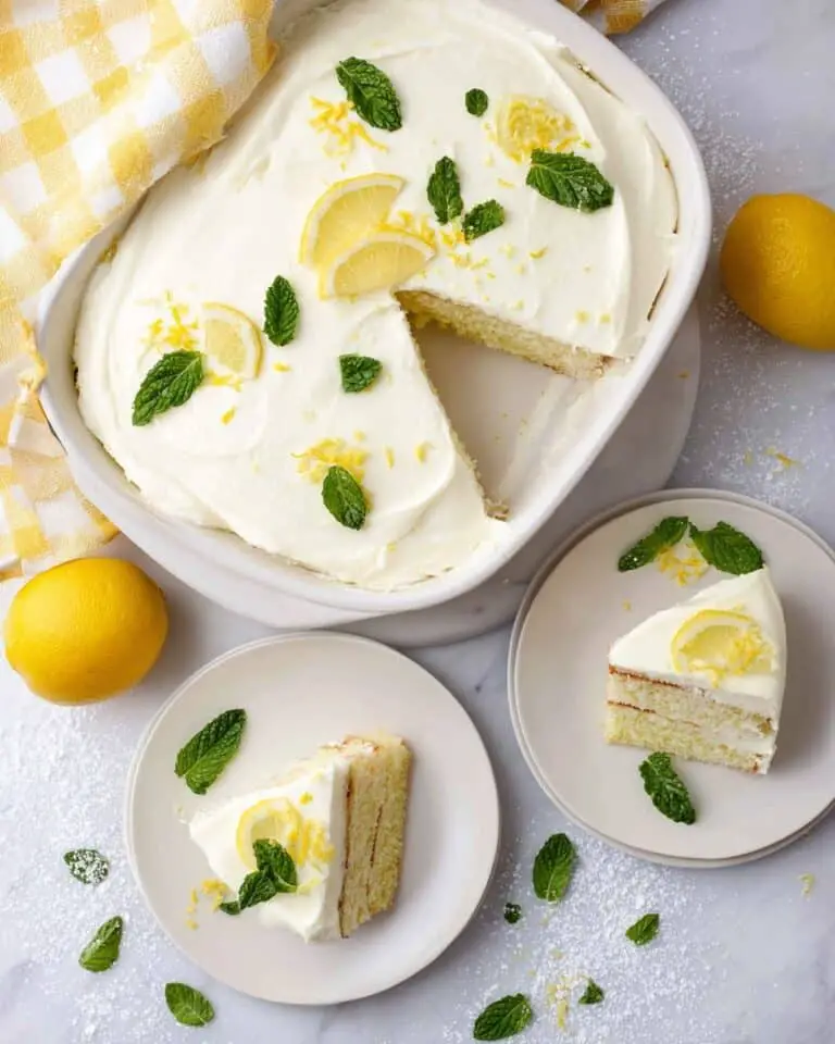 Decadent Lemon Jello Poke Cake Recipe