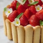 Strawberry Charlotte Cake Recipe