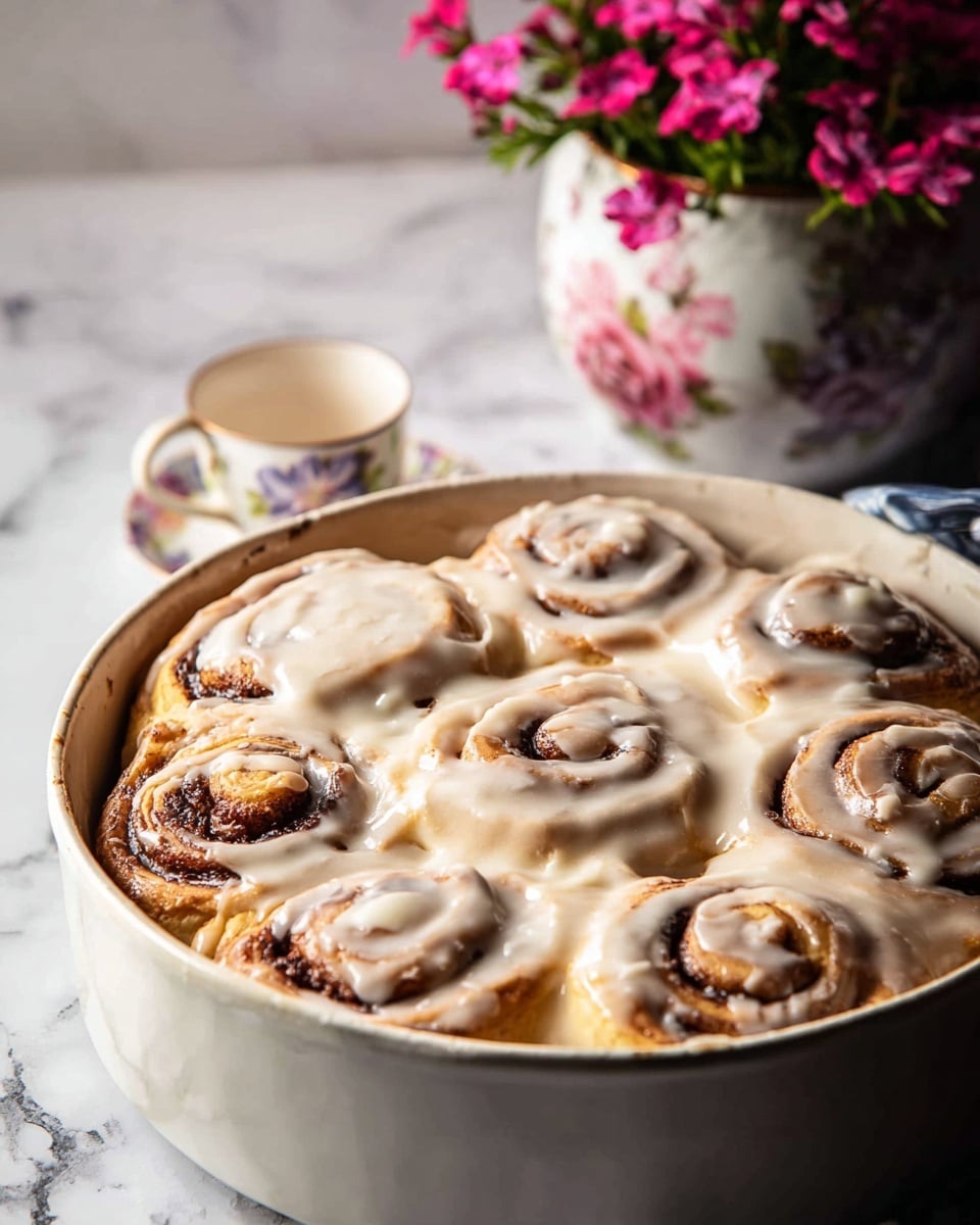 Blueberry Cinnamon Rolls with Maple Icing Recipe