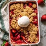 Brown Sugar Strawberry Cobbler Recipe