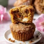 Cream Cheese Swirled Cinnamon Carrot Cake Muffins Recipe