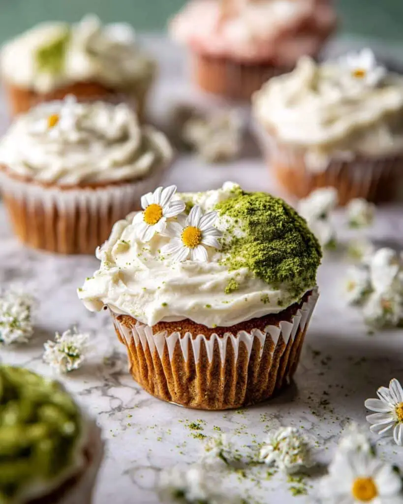 Carrot Cake Cupcakes with Cream Cheese Frosting Recipe