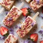 Strawberry Shortcake Ice Cream Bars Recipe